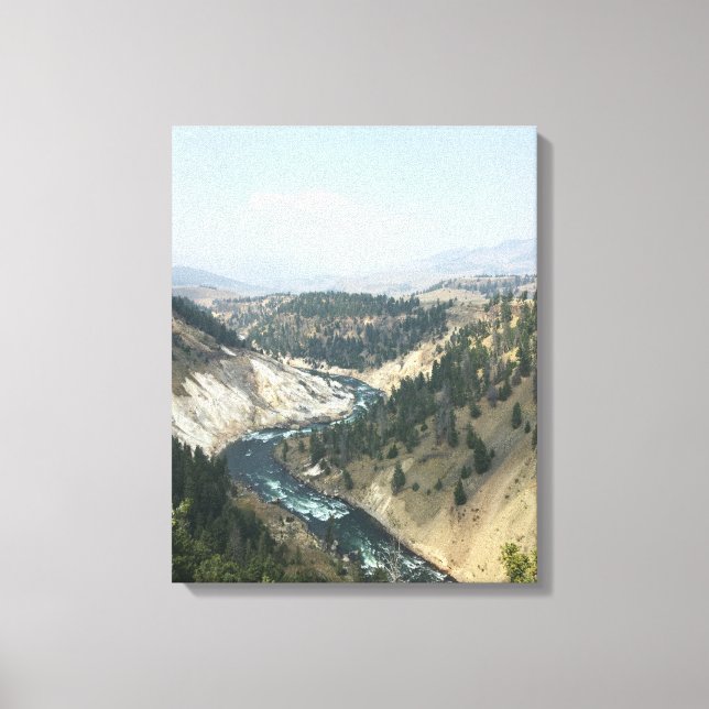 Yellowstone River Canvas Print Leinwanddruck (Vorderseite)
