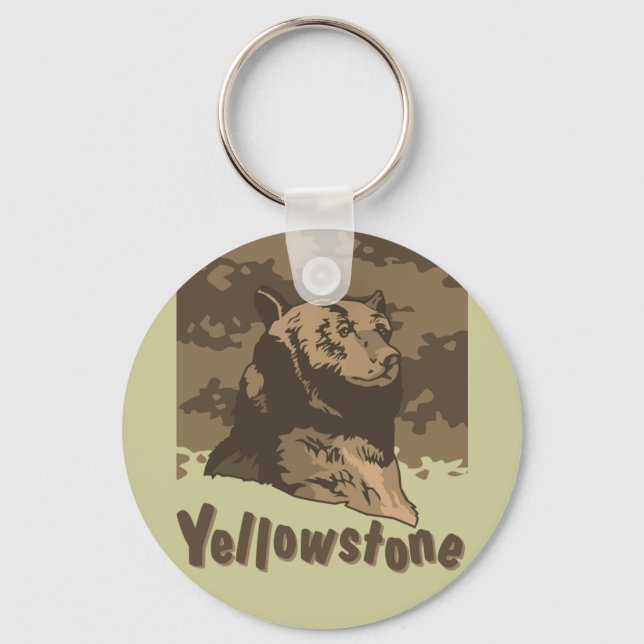 Yellowstone Schlüsselanhänger (Vorderseite)