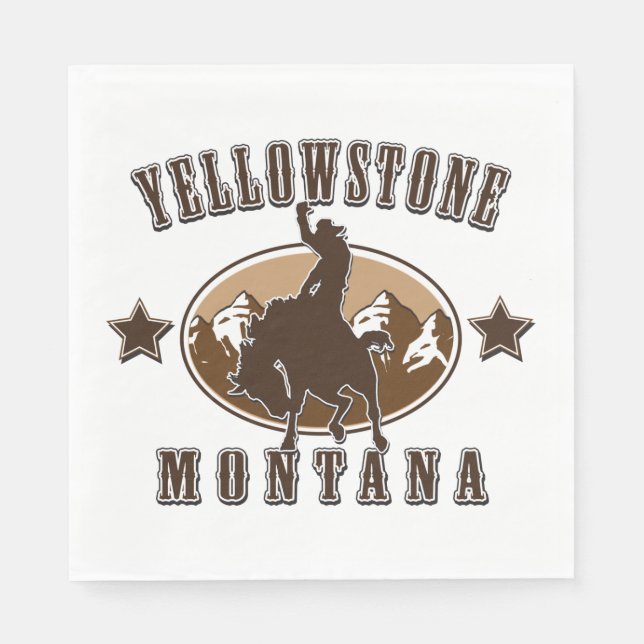 Yellowstone Serviette (Vorderseite)