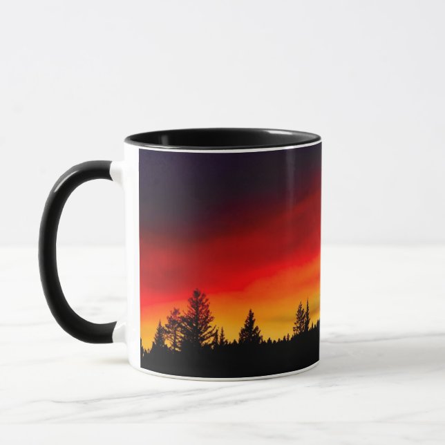 Yellowstone-Sonnenuntergang Tasse (Links)