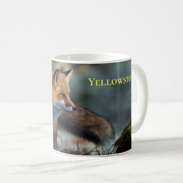 Yellowstone Tasse-Red Fox Kaffeetasse (VorderseiteRechts)