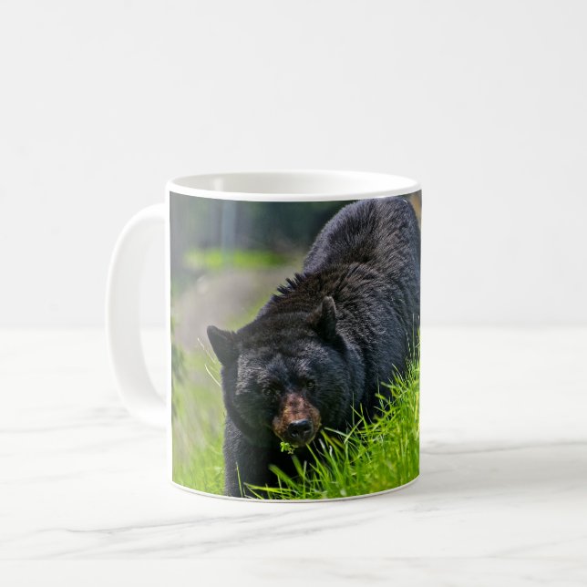 Yellowstone Tasse-Schwarzer Bär Kaffeetasse (Vorderseite Links)