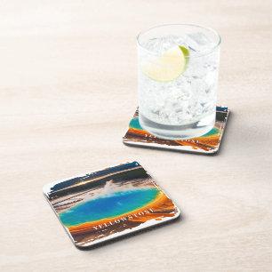 Yellowstone Thermal Hot Spring Beverage Coaster Getränkeuntersetzer