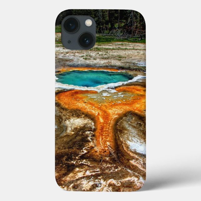 Yellowstone-Thermalbad Case-Mate iPhone Hülle (Rückseite)