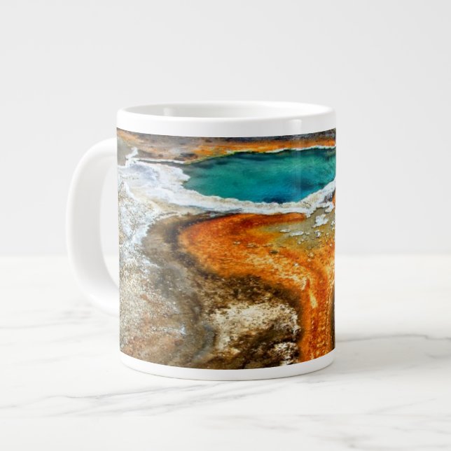 Yellowstone-Thermalpool Jumbo-Tasse (Vorderseite Links)