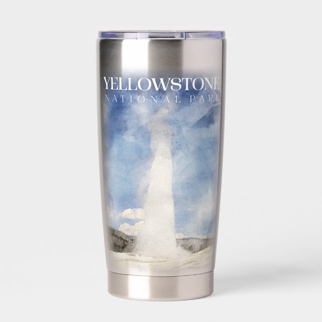 Yellowstone Tumbler, alte treue Mugge Thermobecher (Vorderseite)