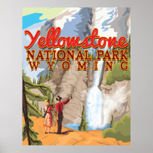 Yellowstone Vintage Poster