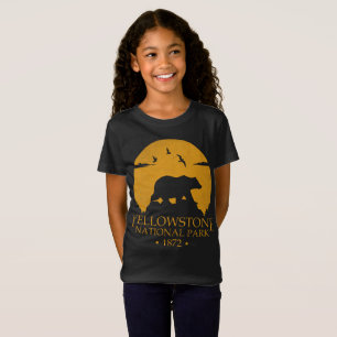Yellowstone Vintage Retro Bär USA Nationalpark T-Shirt