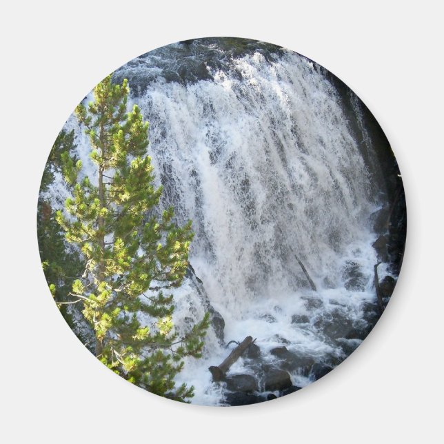 Yellowstone Wasserfall Magnet (Vorne)