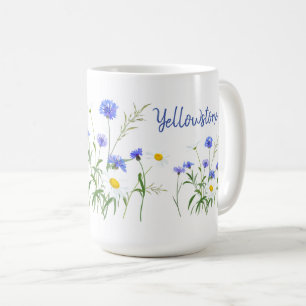 Yellowstone Wildblumen Tasse