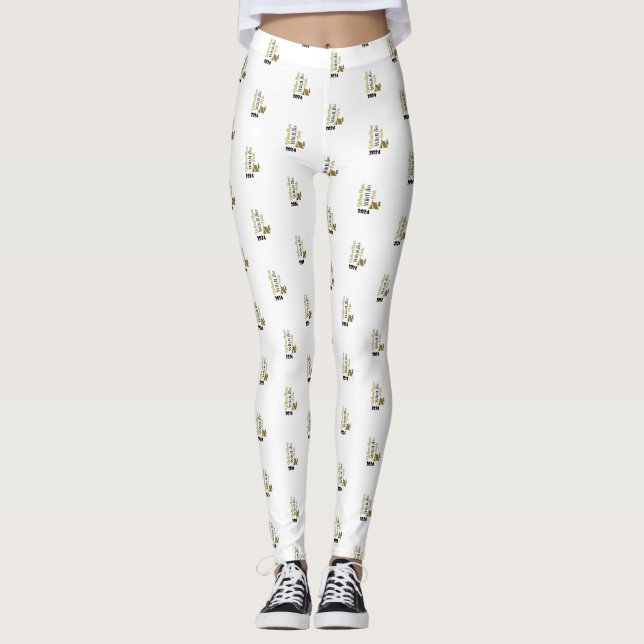Yellowstone Wildlife Park 2024 Urlaub Leggings (Vorderseite)