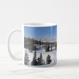 Yellowstone Winterlandschaft Fotografie Kaffeetasse