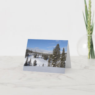Yellowstone Winterlandschaft Fotografie Karte