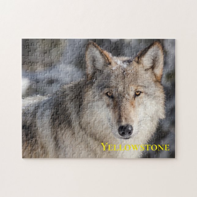Yellowstone Wolf Game Puzzle (Horizontal)