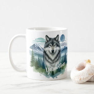 Yellowstone Wolf Kaffeetasse