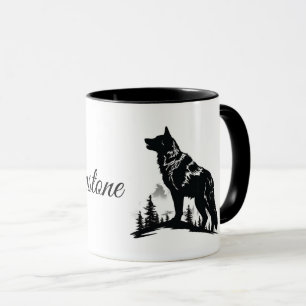 Yellowstone Wolf Tasse