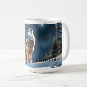 Yellowstone Wolf-Tasse Kaffeetasse