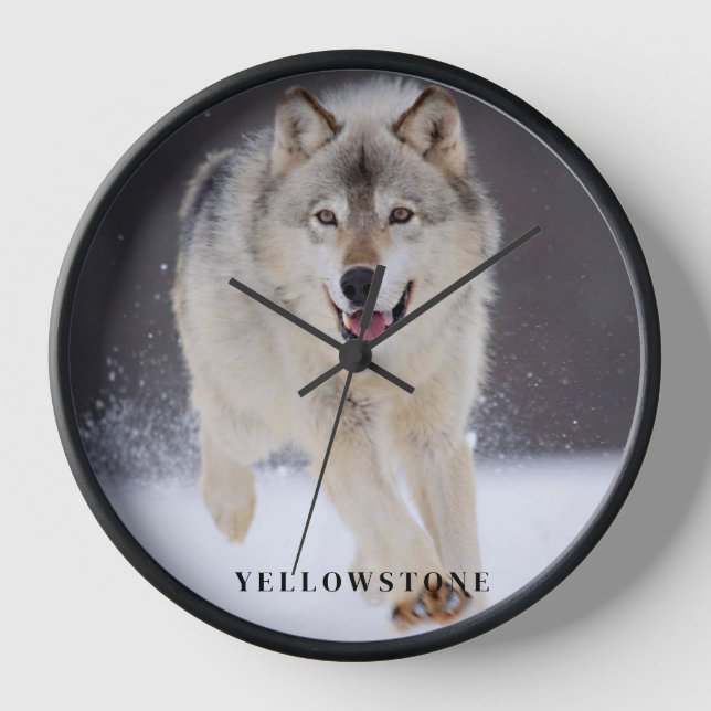 Yellowstone Wolf Uhr (Vorderseite)