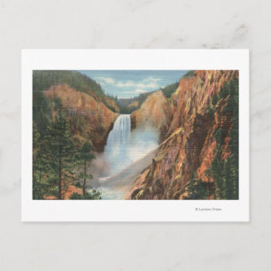 Yellowstone, WY - Great Falls und Grand Postkarte