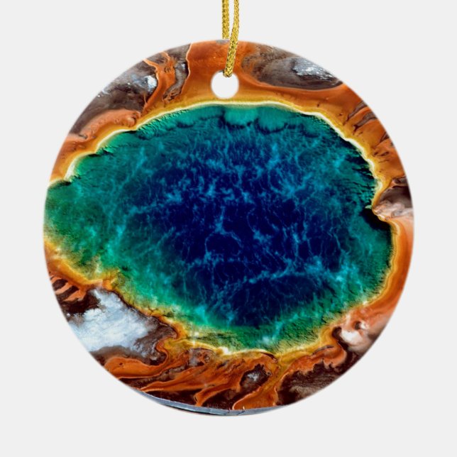 Yellowstone Wyoming Keramikornament (Vorne)