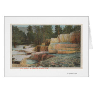 Yellowstone, WYView der Engels-Terrasse