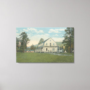 Yellowstone, WYView des Piney Gasthauses Leinwanddruck