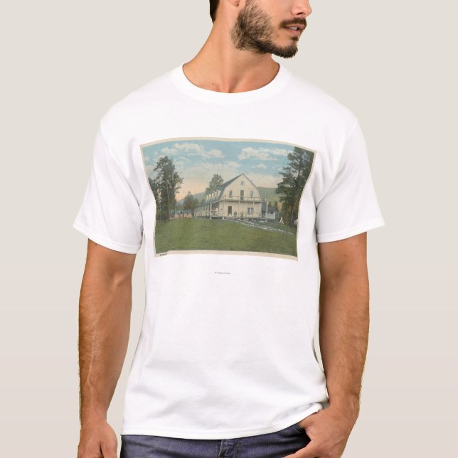 Yellowstone, WYView des Piney Gasthauses T-Shirt (Vorderseite)