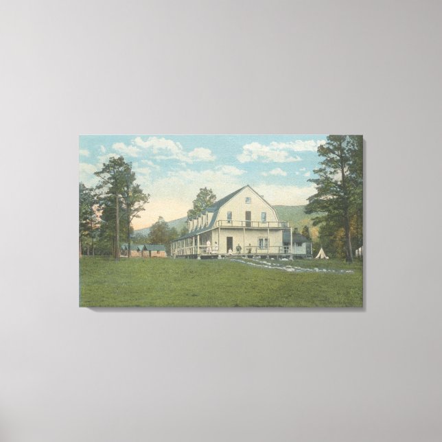 Yellowstone, WYView des Piney Inn Leinwanddruck (Vorderseite)