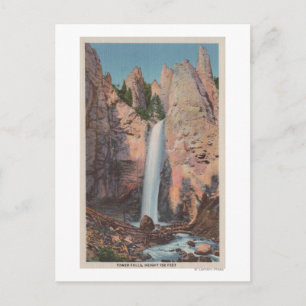 Yellowstone, WYView of Tower Falls Postkarte