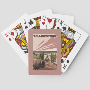 YellowstoneBison Szene Spielkarten