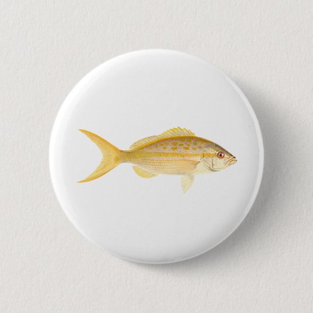 Yellowtail Snapper-Logo Button (Vorderseite)