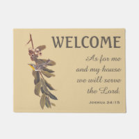 Yellowthroat Bird und Verse Doormat