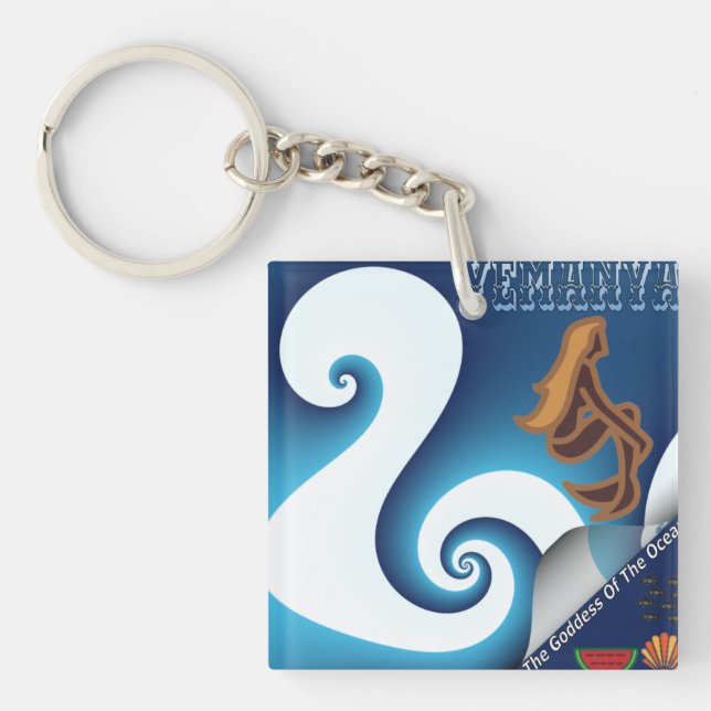 Yemanya-Göttin Schlüsselanhänger (Vorderseite)