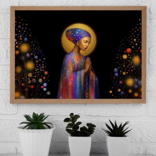 Yemaya Goddess of Liebe Protection Healing Portrai Poster (Von Creator hochgeladen)