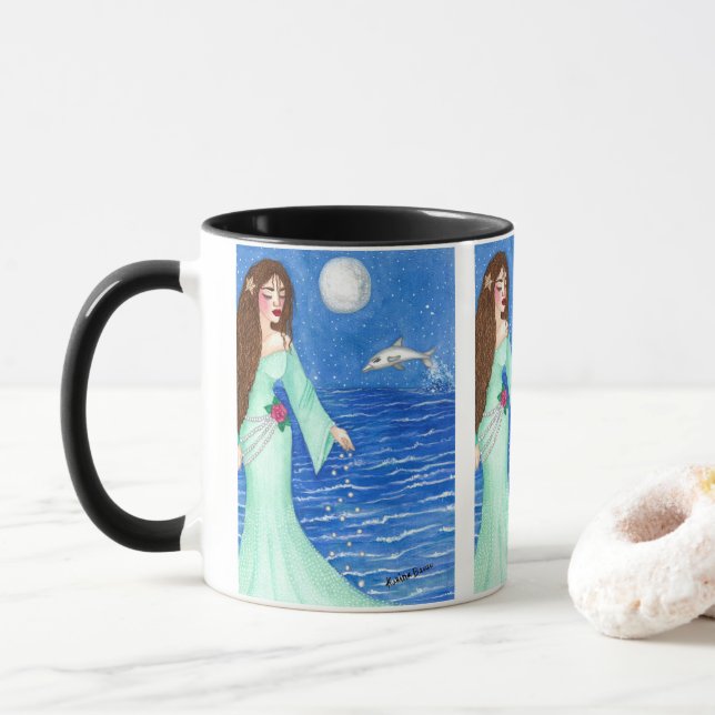 Yemaya, Goddess of the Sea Tasse (Mit Donut)