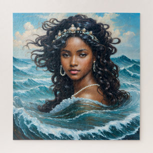 Yemaya Orisha Water Goddess Oceancore Ästhetik Puzzle