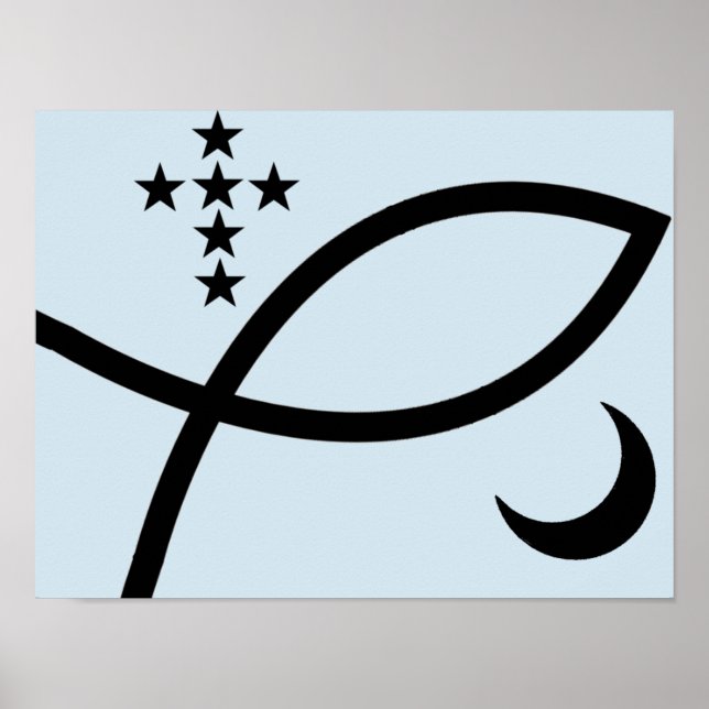 Yemaya Veve Print Poster (Vorne)