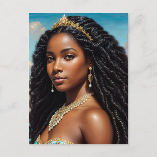 Yemaya Water Goddess Orisha Art Postkarte