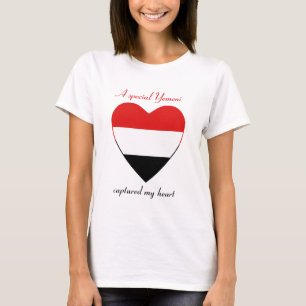 Yemen-Flaggen-Schatz-T - Shirt