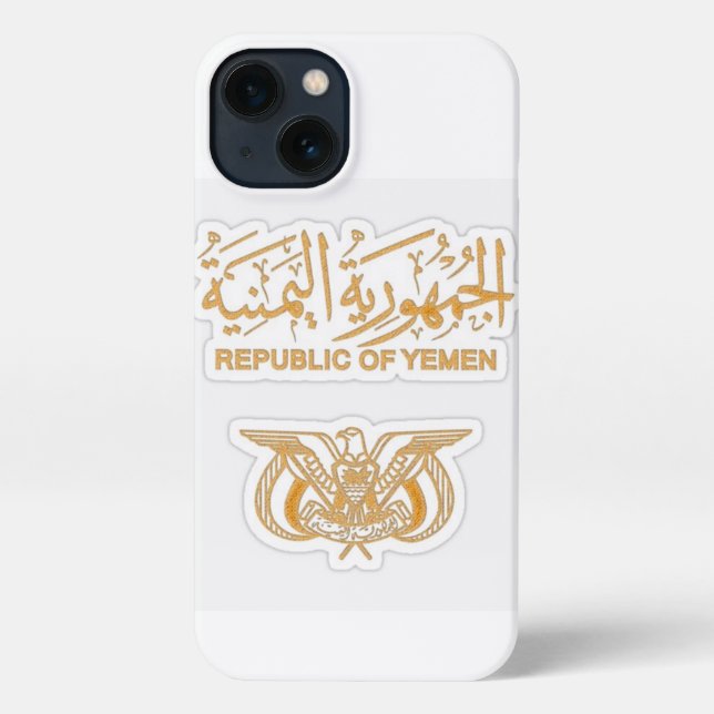 Yemeni Passport iPhone 13 Fall   iPhone Hülle (Rückseite)