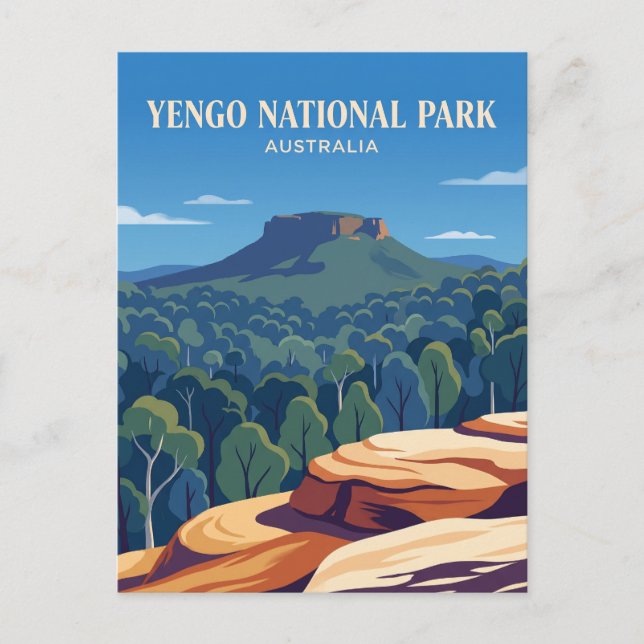 Yengo-Nationalpark Australien Postkarte (Vorderseite)