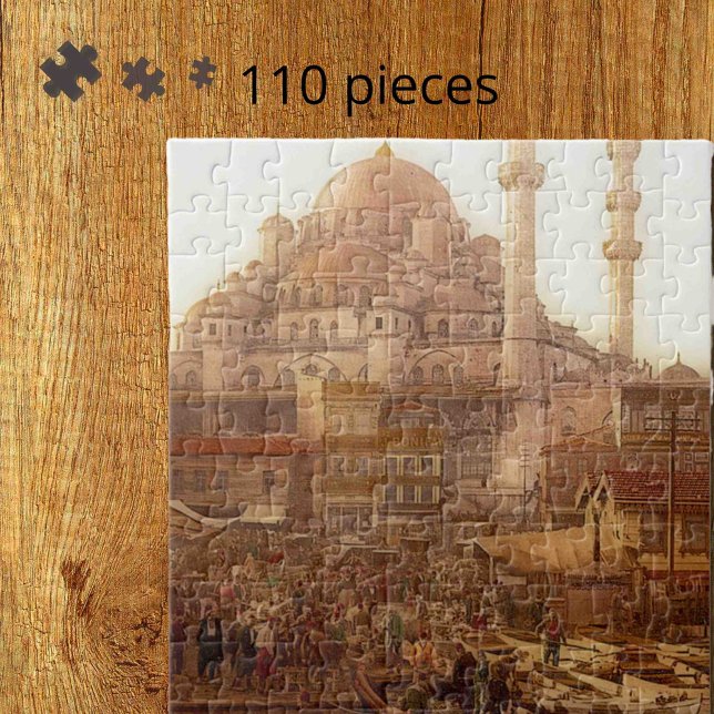 Yeni Cami Moschee und Eminö nü bazaar - ISTANBUL Puzzle (Von Creator hochgeladen)