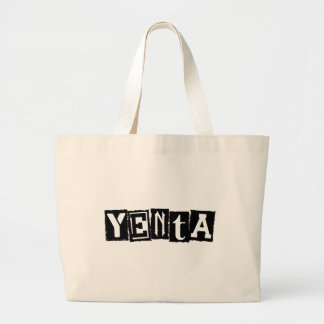 Yenta Jiddischer Humor Jumbo Stoffbeutel