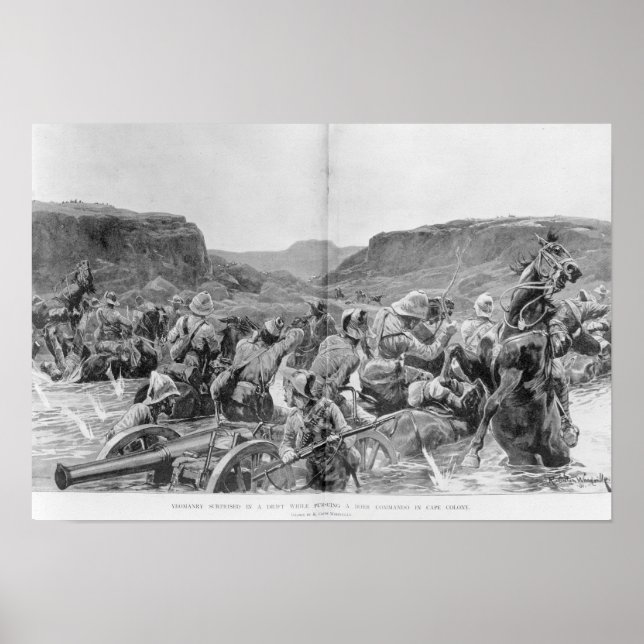 Yeomanry überrascht in einem Abdrift Poster (Vorne)