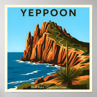 Yeppoon Queensland Australien Vintage Reise Poster