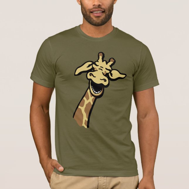 Yer 'Avin' A Giraffe lacht Grafiktee T-Shirt (Vorderseite)