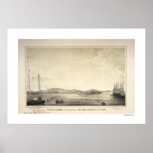 Yerba Buena (jetzt San Francisco) Frühjahr 1837 Po Poster