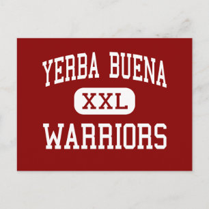 Yerba Buena - Krieger - Hoch - San José Postkarte