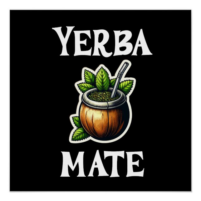 Yerba Mate Poster (Vorderseite)