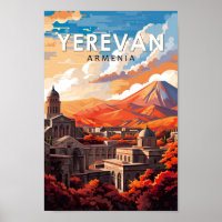 Yerevan Armenia Reisen Kunst Vintag